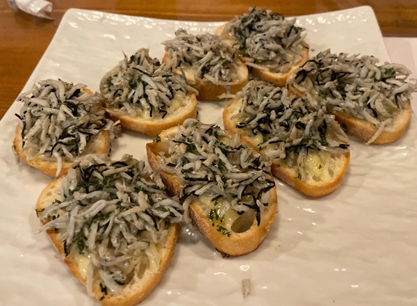 シラスのブルスケッタ 御尽屋