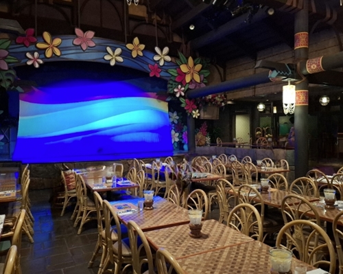 ディズニーのポリネシアンテラス・レストランの写真